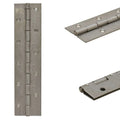 Tracker Boat Piano Hinge - 14 Gauge Stainless Steel 10 1/2 X 2 1/2 IN