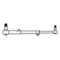 S.63227 Tie Rod/Drag Link Assembly, Length: 420 - 650mm Fits John Deere