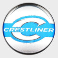 Crestliner Boat Steering Wheel Decal 2088140 - 1 5/8 Inch Blue Sticker