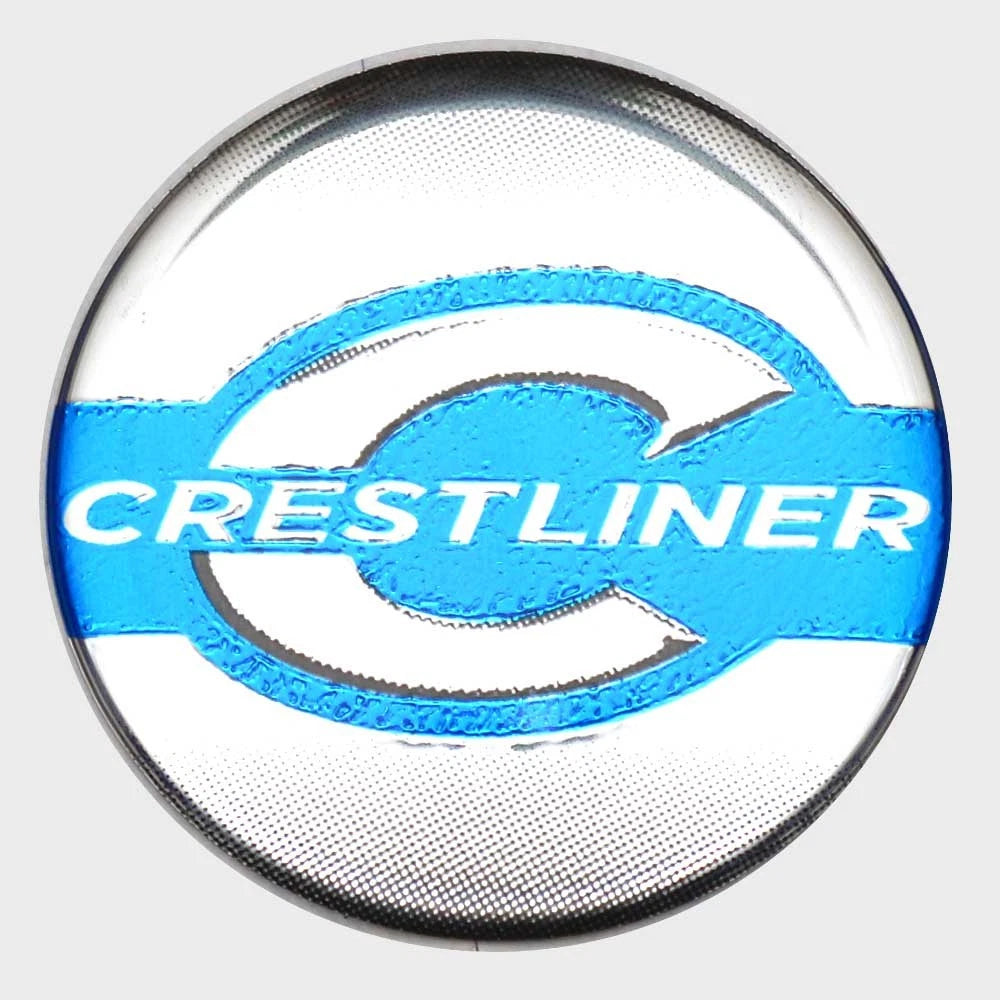 Crestliner Boat Steering Wheel Decal 2088140 - 1 5/8 Inch Blue Sticker