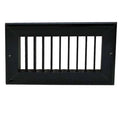 Boat Air Conditioning Vent Grille - 9 3/4 X 5 3/4 Black