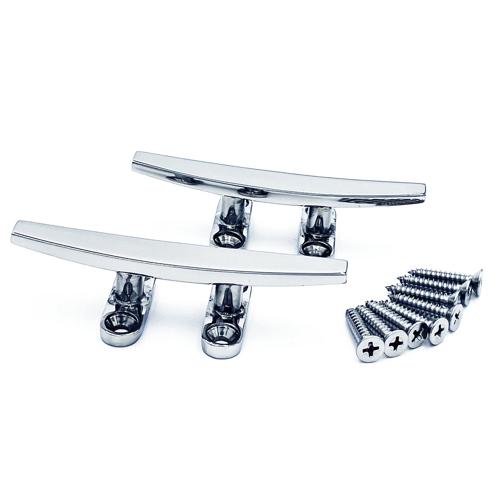 5inch Stainless Steel Boat Dock Cleat Cleats for Jetski Kayak Deck Rope 2pcs Pro