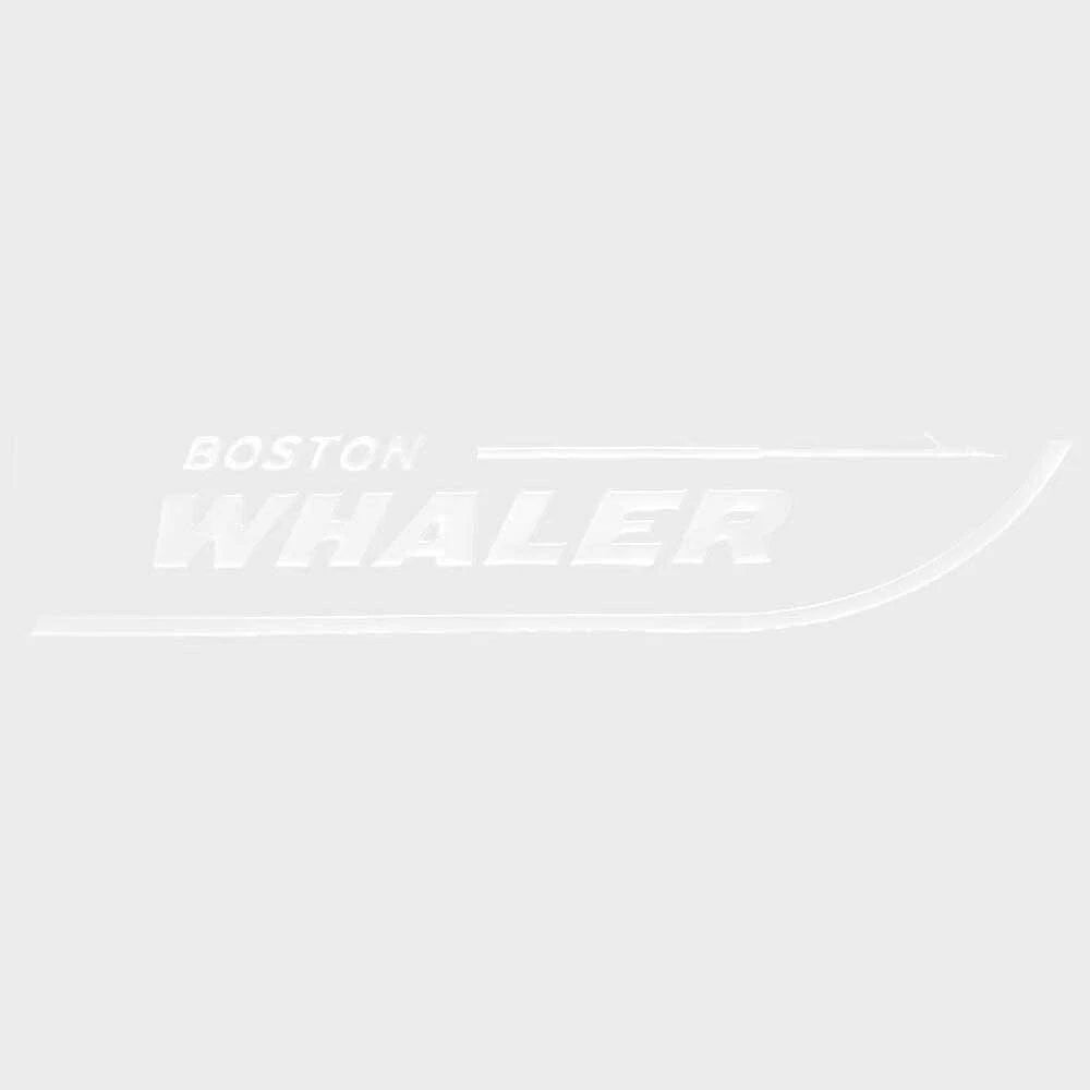Boston Whaler Boat Raised Decal 2307202 - 20 X 3 7/8 Inch White