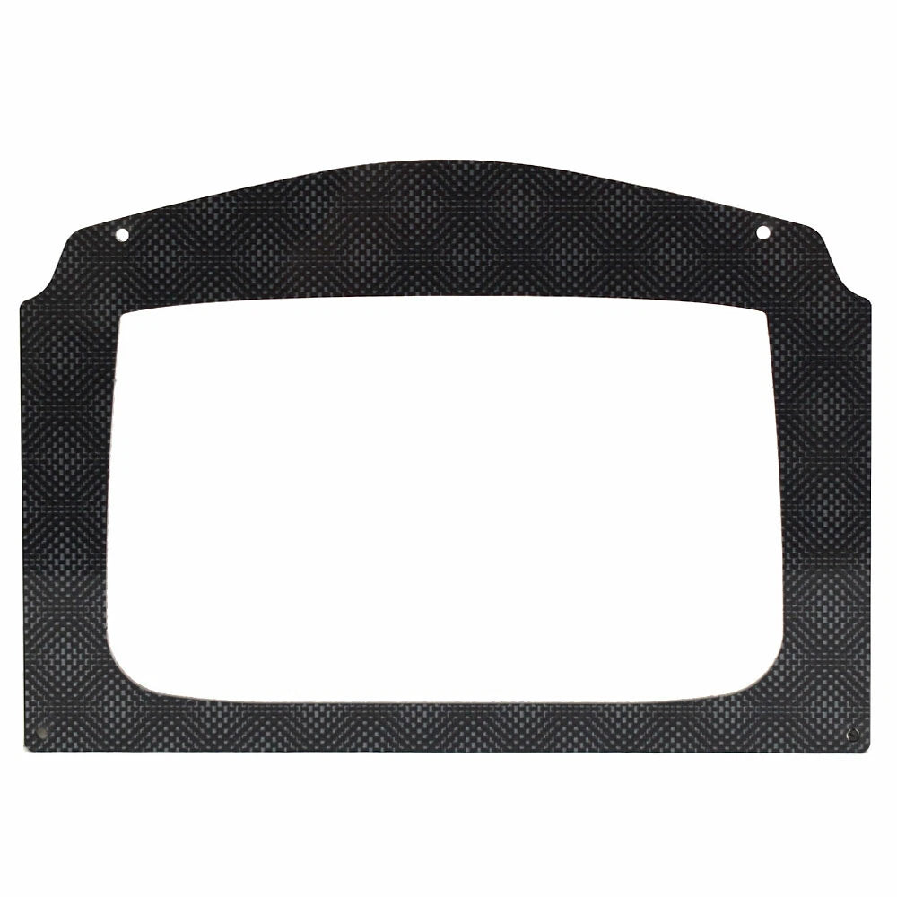 G3 Boat Blank Dash Panel 73423034 - Faux Carbon Fiber Black