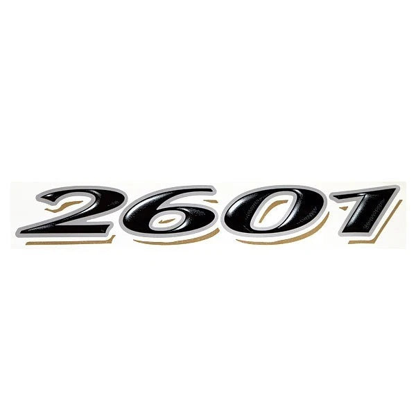 SeaSwirl Boat Decal 8626-0376-DECA LSS-00 - 2601 Black Silver Sticker