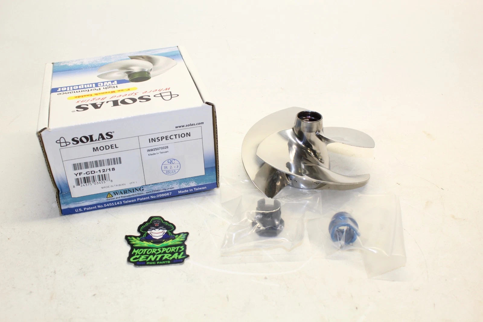 YAMAHA WAVERUNNER SOLAS IMPELLER YF-CD-12/18 FX140 FX XL XLT 1200 AR SR SUV