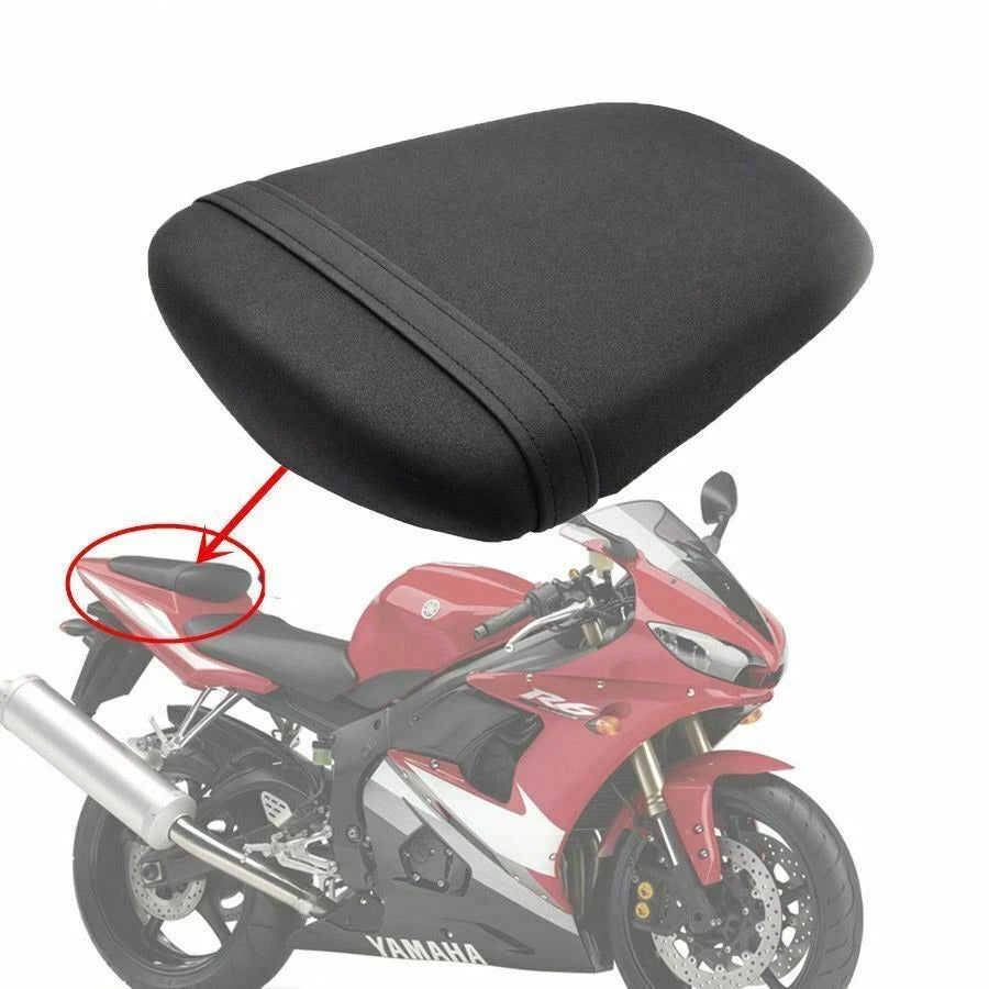 Motorcycle Rear Passenger Seat Pillion Cusion for YAMAHA YZF R6 2003 2004 2005