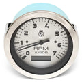 Teleflex Boat Multifunction Gauge 780042PDFB - Tachometer Hour 3 3/8 Inch
