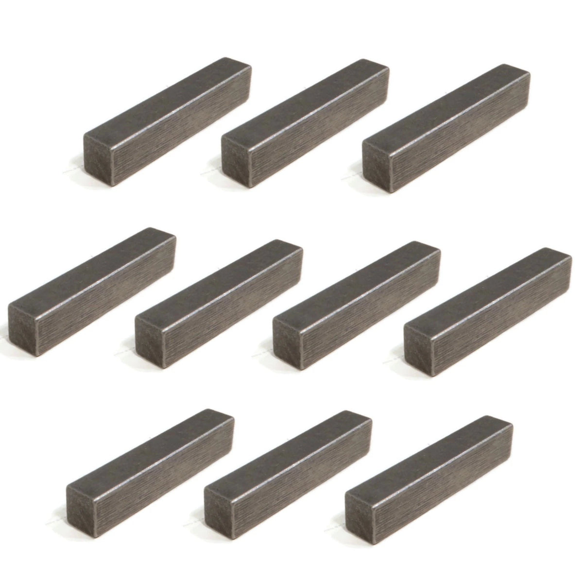 (10-Pack) 3/16" Pressure Washer Pump Keyway Key - Keystock for Hillman 881705