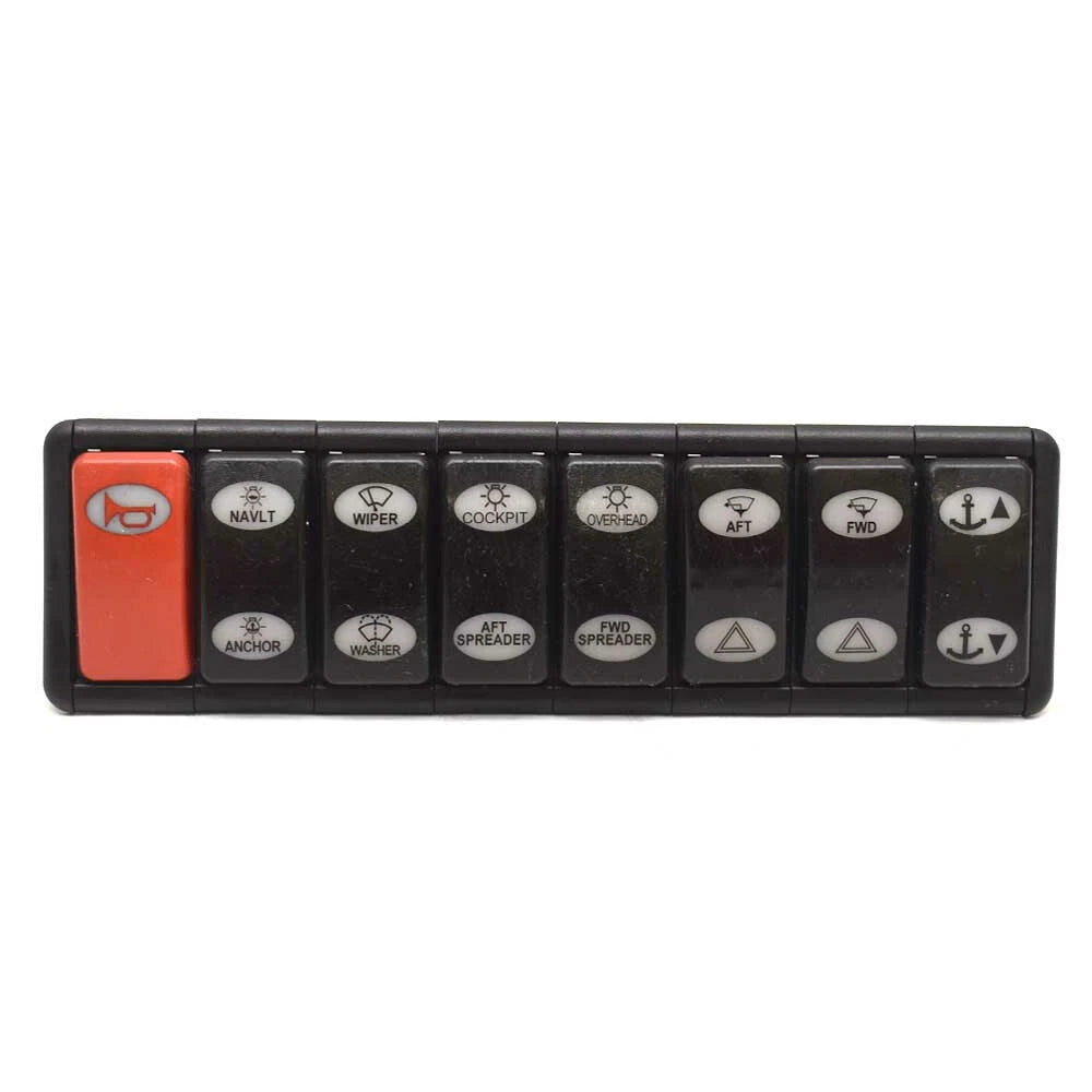 Wellcraft Boat Rocker Switch Panel - 340 Coastal Black Illuminated