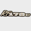 Ranger Boat Decal Sticker 206382 - RT178C Black Silver Beige