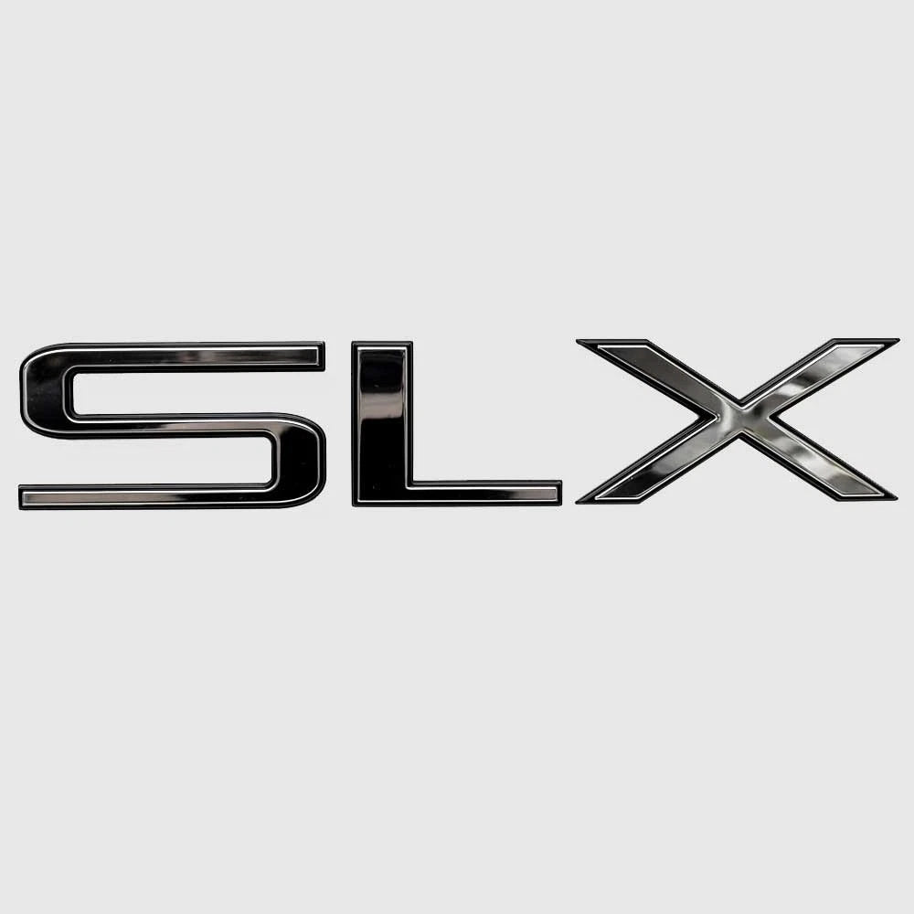 Sea Ray Boat Raised Decal 3252001 - SLX 10 5/8 X 2 Inch Silver Black