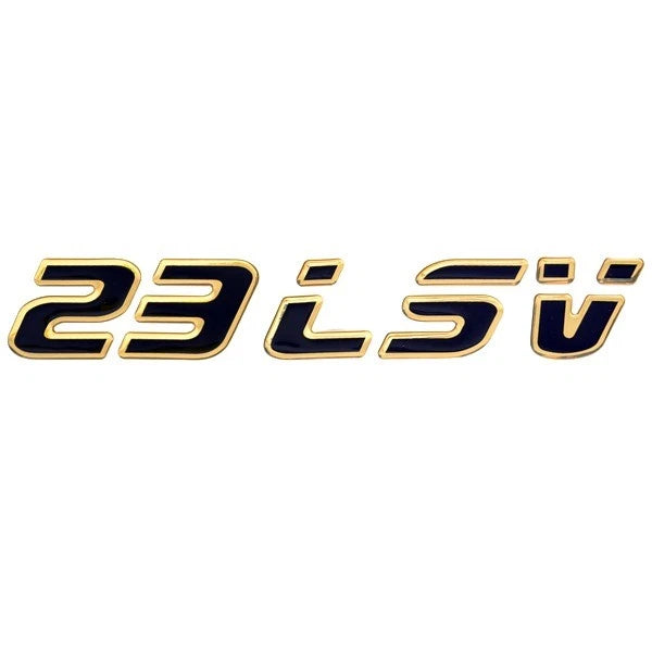 Malibu Boat Raised Decal - 23 LSV Black Sticker