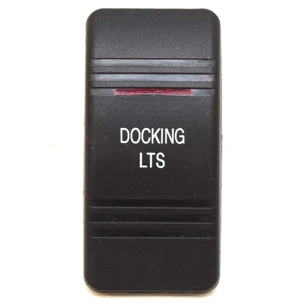 Carling Boat Rocker Switch Actuator - Docking Lts Black Red