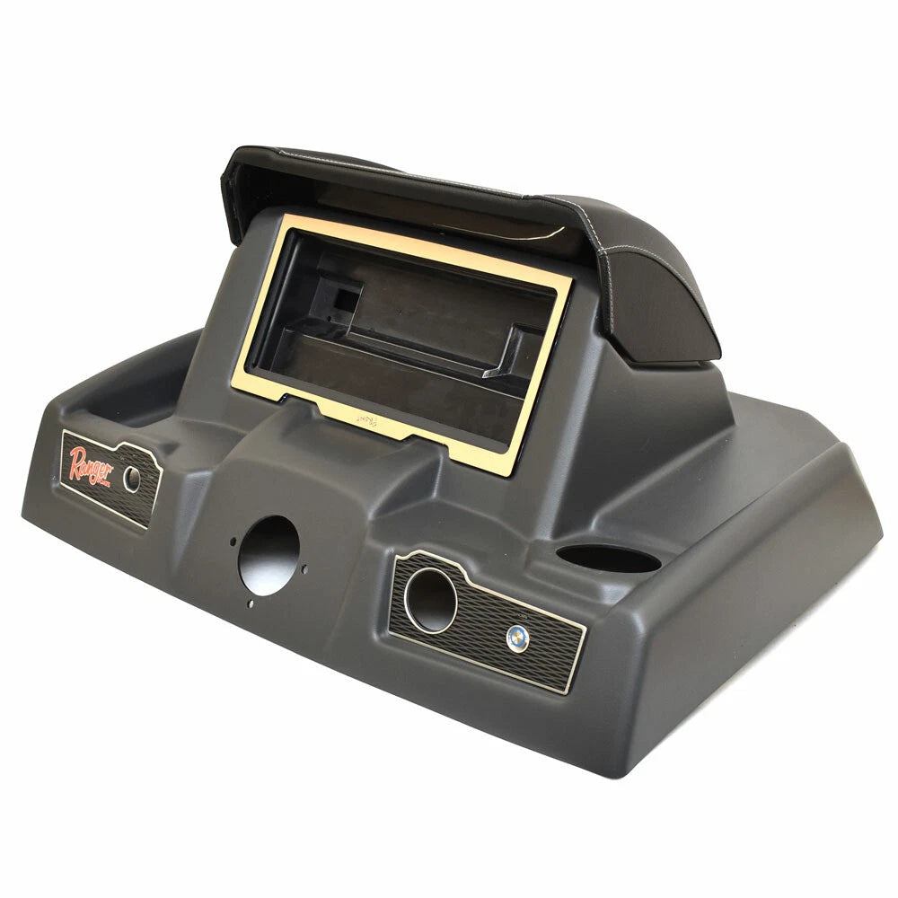 Ranger Boat Steering Console 323800 - Dash Shroud with Storage Black