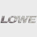 Lowe Boat Emblem Decal 2131602 - 2014 SS Silver 20 1/4 X 1 3/4 Inch