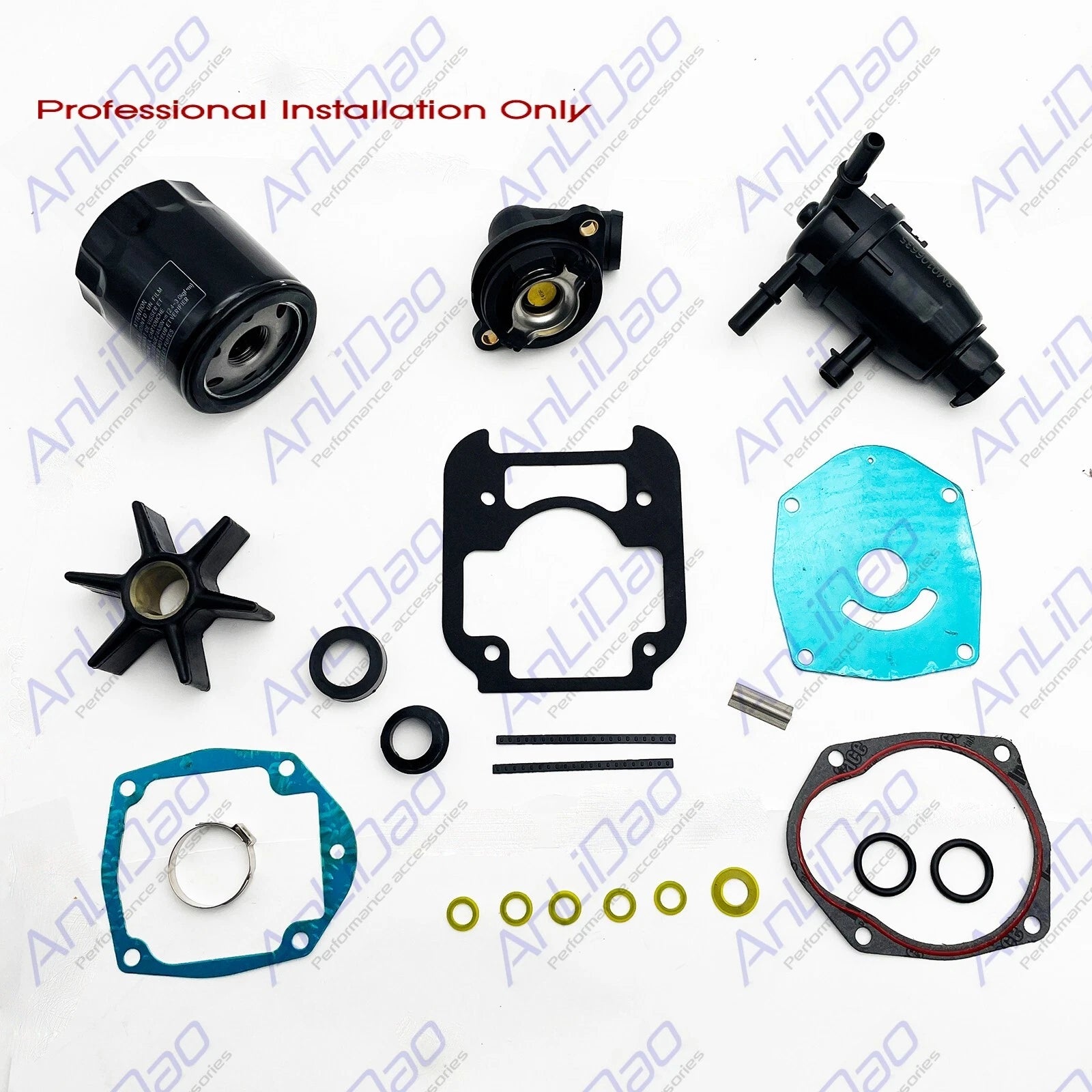 Mercury 175 200 225HP V6 3.4L 4-Stroke Maintenance Kit 8M0149930 8M0142980