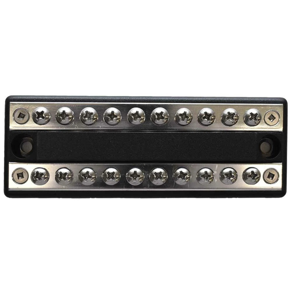 Blue Sea Systems Boat Dual Bus Bar 2702 - 2x10 Point 100A
