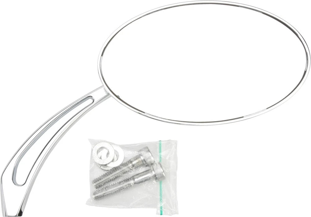 HARDDRIVE Oval Arrow Mirror Chrome – Fits Harley Davidson XG & XL Models