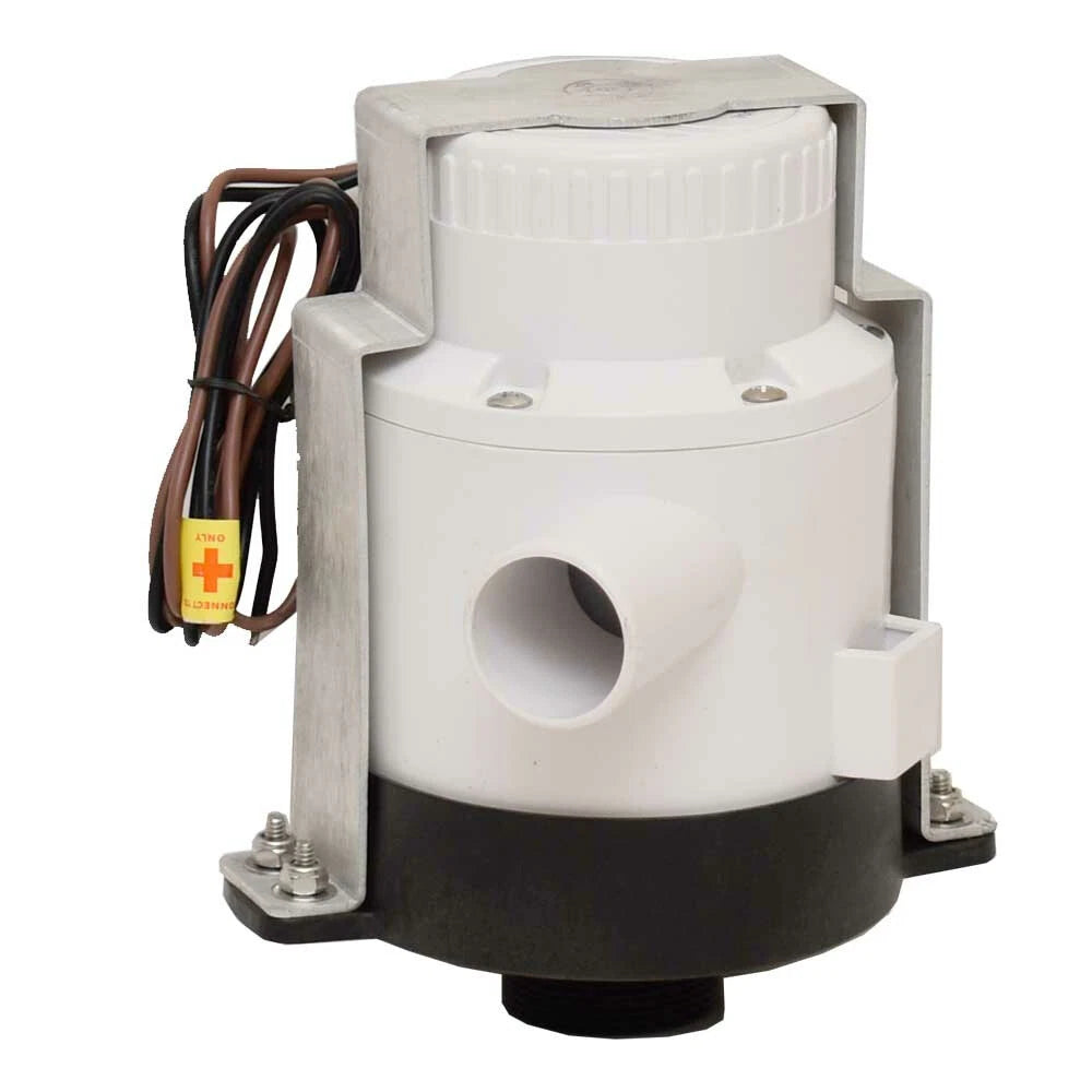 Boat Submersible Bilge Pump 3700GPH-01 - 12VDC 3700 GPH White - Black