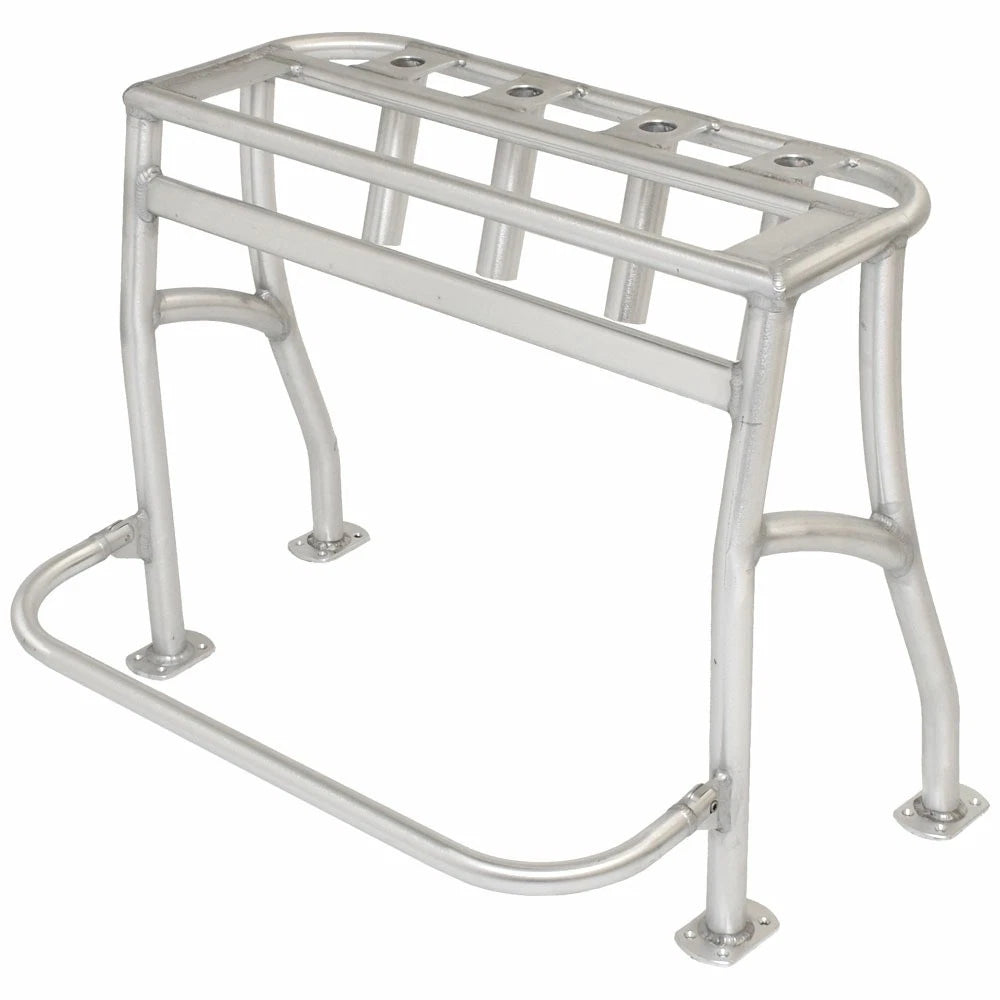 Mako Boat Leaning Post Frame - with Rocket Launcher Aluminum