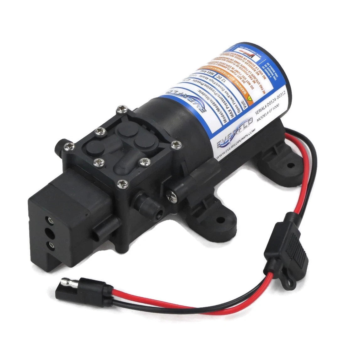 OEM RV - Marine 12 Volt DC - 12 V Demand Fresh Water Diaphragm Self Priming Pump