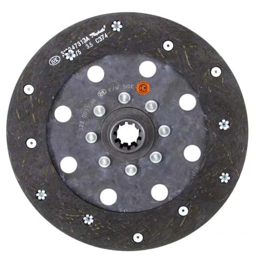 D4378789N 9" PTO Disc, Woven, with 1" 10 Spline Hub - Fits Deutz