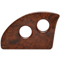 Godfrey Boat Blank Gauge Panel 204581 - 9 7/8 X 6 3/8 Inch Woodgrain