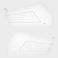 Malibu Boat Tower Base 5550064SC.1 - White 22 1/2 Inch (set of 2)