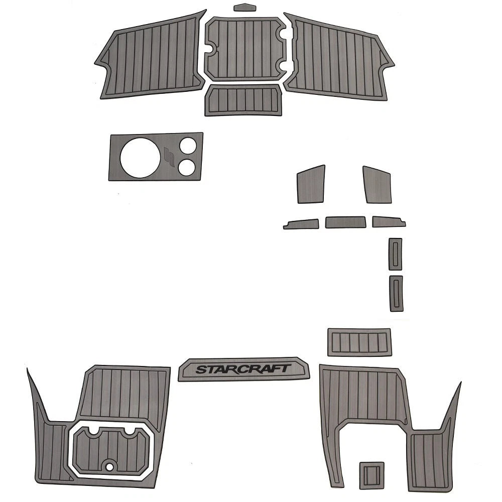 Starcraft SVX 191 Boat Non-Skid Deck Mats 35002373 - Gray Black (kit)