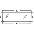 Glass AT87527 Fits John Deere 300D
