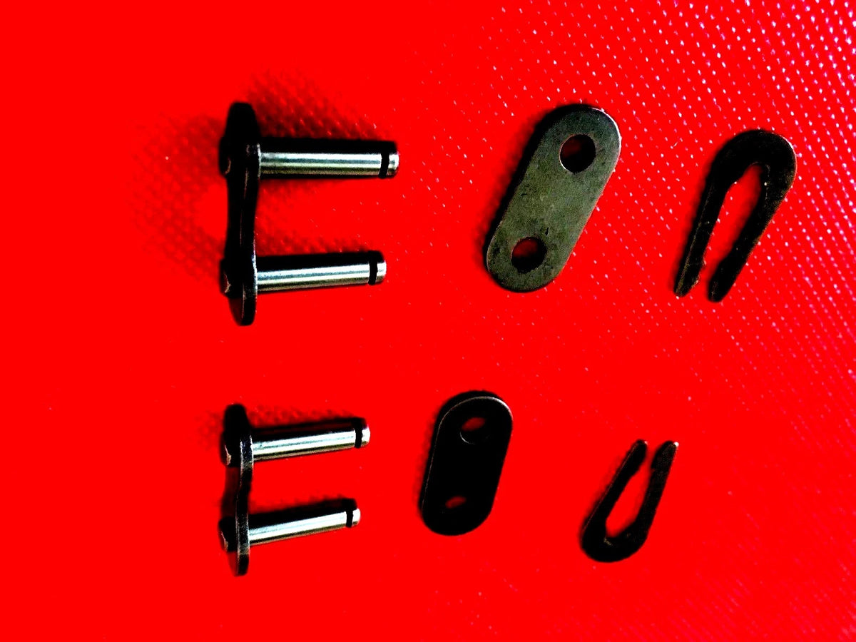2 Uds. Eslabón De Conexión De Cadena 40 Resistente, Eslabón Maestro GO CART Mini