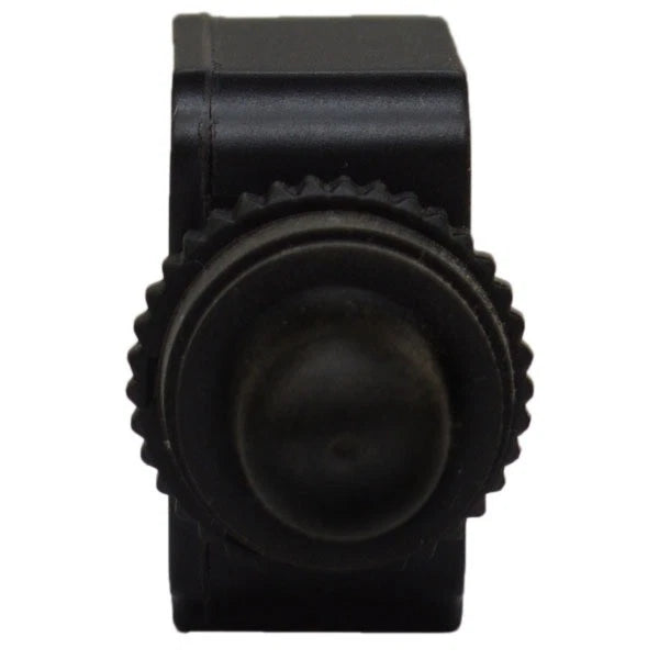 Carling Boat Push to Reset Breaker Switch with Boot - Black 10 Amp