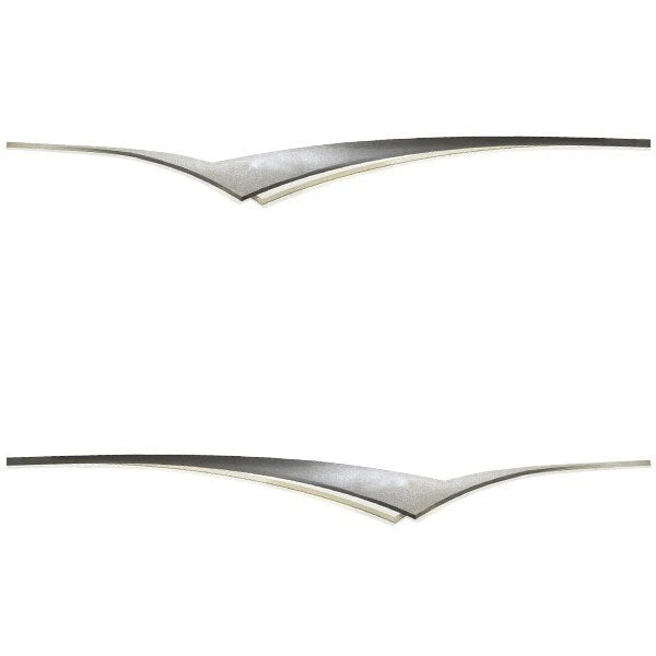 Sharpline Boat Flatside Sweep Decal 136003-02 - Larson 8634-2877 (pair)