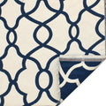 Rinker Boat Pattern Fabric 162071 - Cool Indigo Blue 56 Inch (YD)