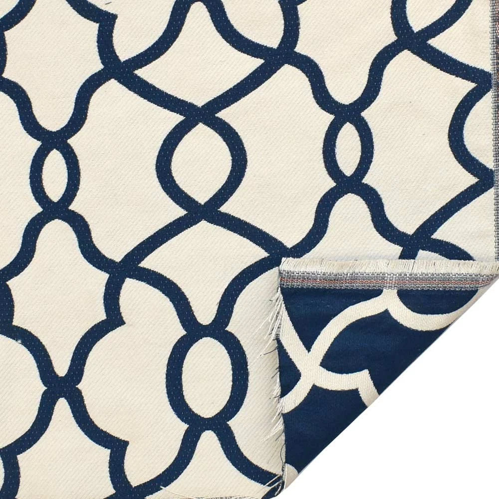 Rinker Boat Pattern Fabric 162071 - Cool Indigo Blue 56 Inch (YD)
