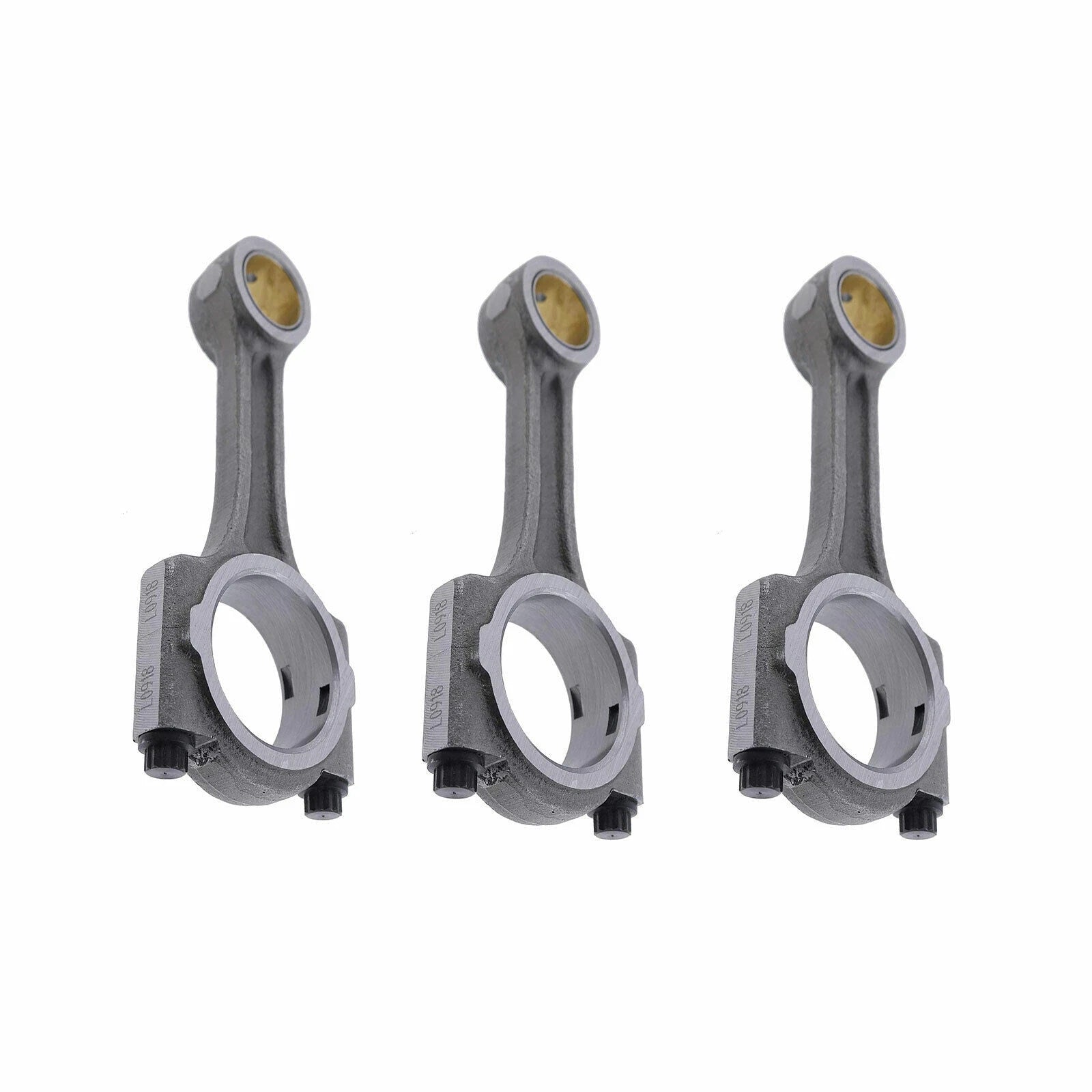 3PCS Connecting Rod for Kubota Engine 1G687-22010, D722, D782, D902, WG972