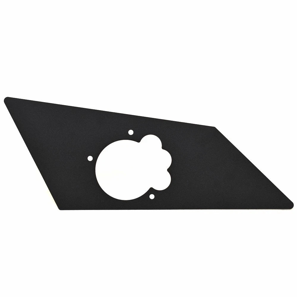 Cobalt Boat Blank Gauge Panel 503121BL - Black Aluminum