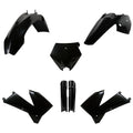 POLISPORT PLASTIC KIT + FORK GUARDS KTM SX 2005-2006, EXC 2005-2007, BLACK