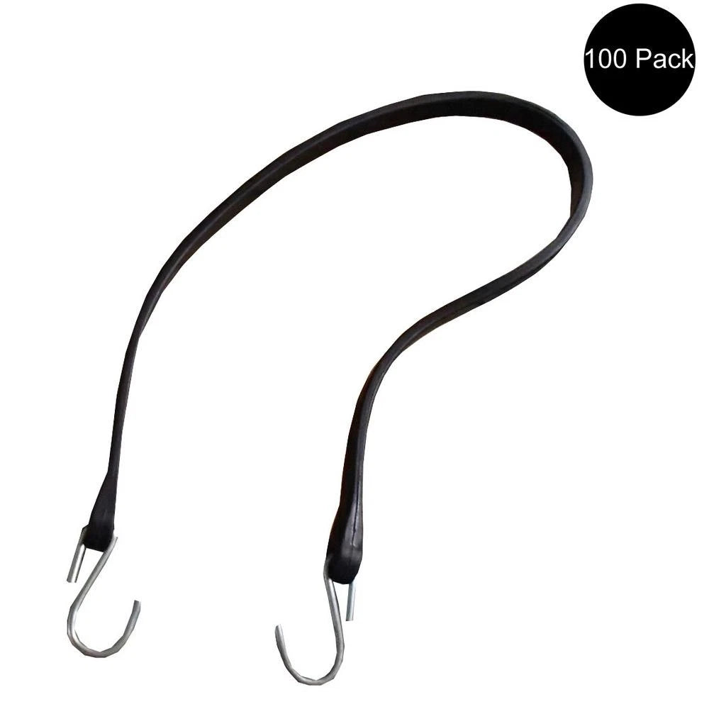 (100) 41" Bungee Cord Strap Cargo Tie Down T41-10 for Flatbeds Vans Caravans