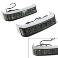 LED Saddlebag Run Brake Light for Harley Electra Street Glide 1997-2013 Chrome