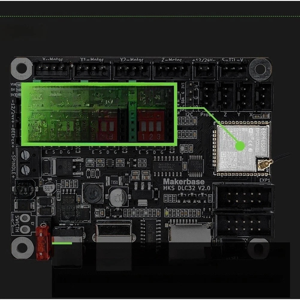 Makerbase DLC32 Mainboard TS35 R Touch Screen for CNC Engraving