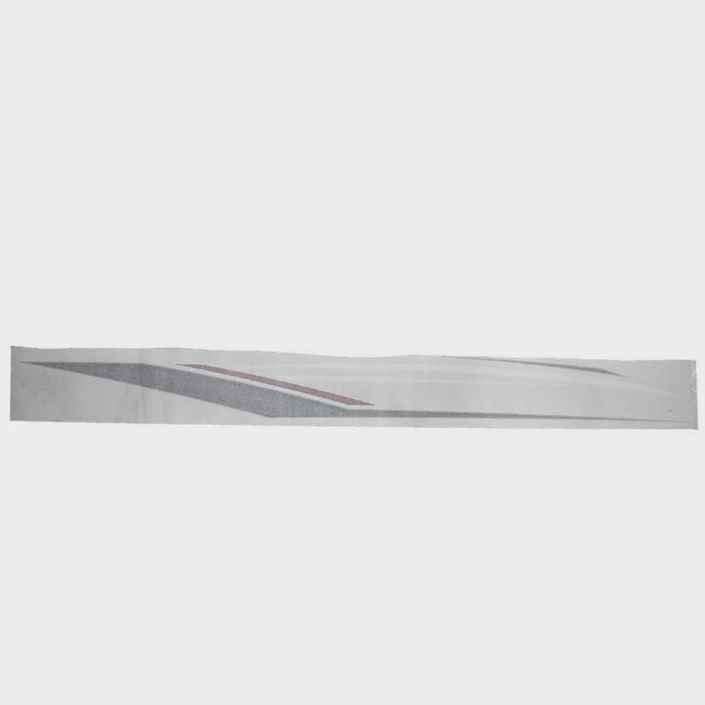 Tracker Boat Graphic Decal Sticker 190003 - Gray Red White 120 Inch