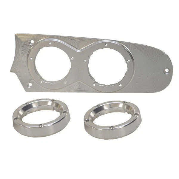 Mastercraft Boat Blank Gauge Panel - X Series Textured Aluminum