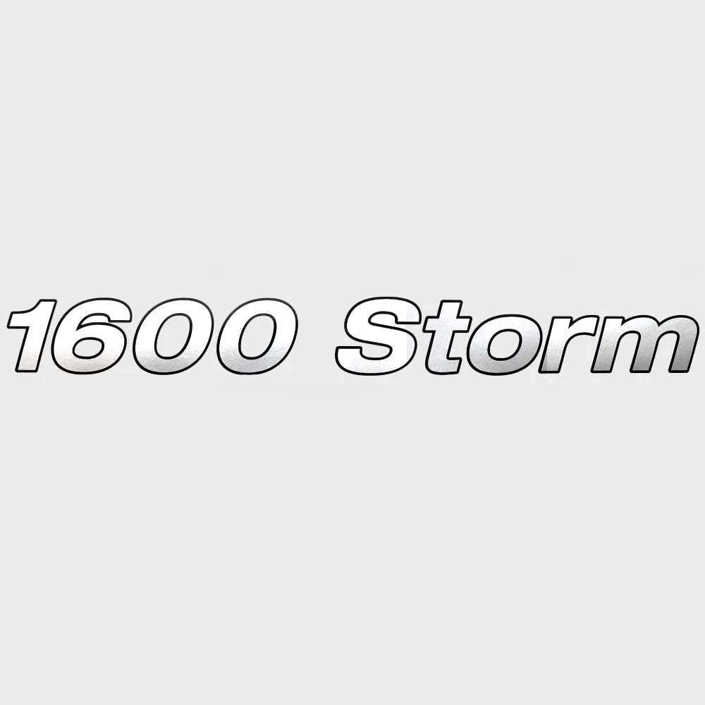 Crestliner Boat Model Decal 2201966 - 1600 Storm Silver Black Sticker