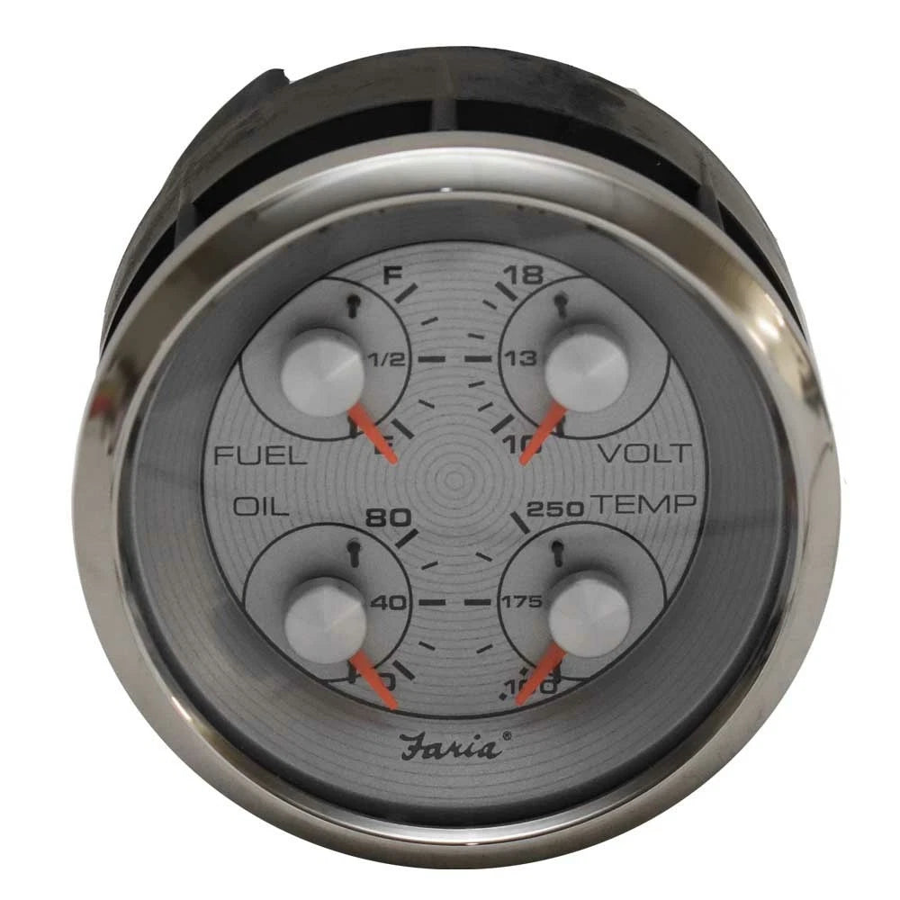 Faria Boat Multifunction Gauge GFC636A - Countour Spun Blue SS