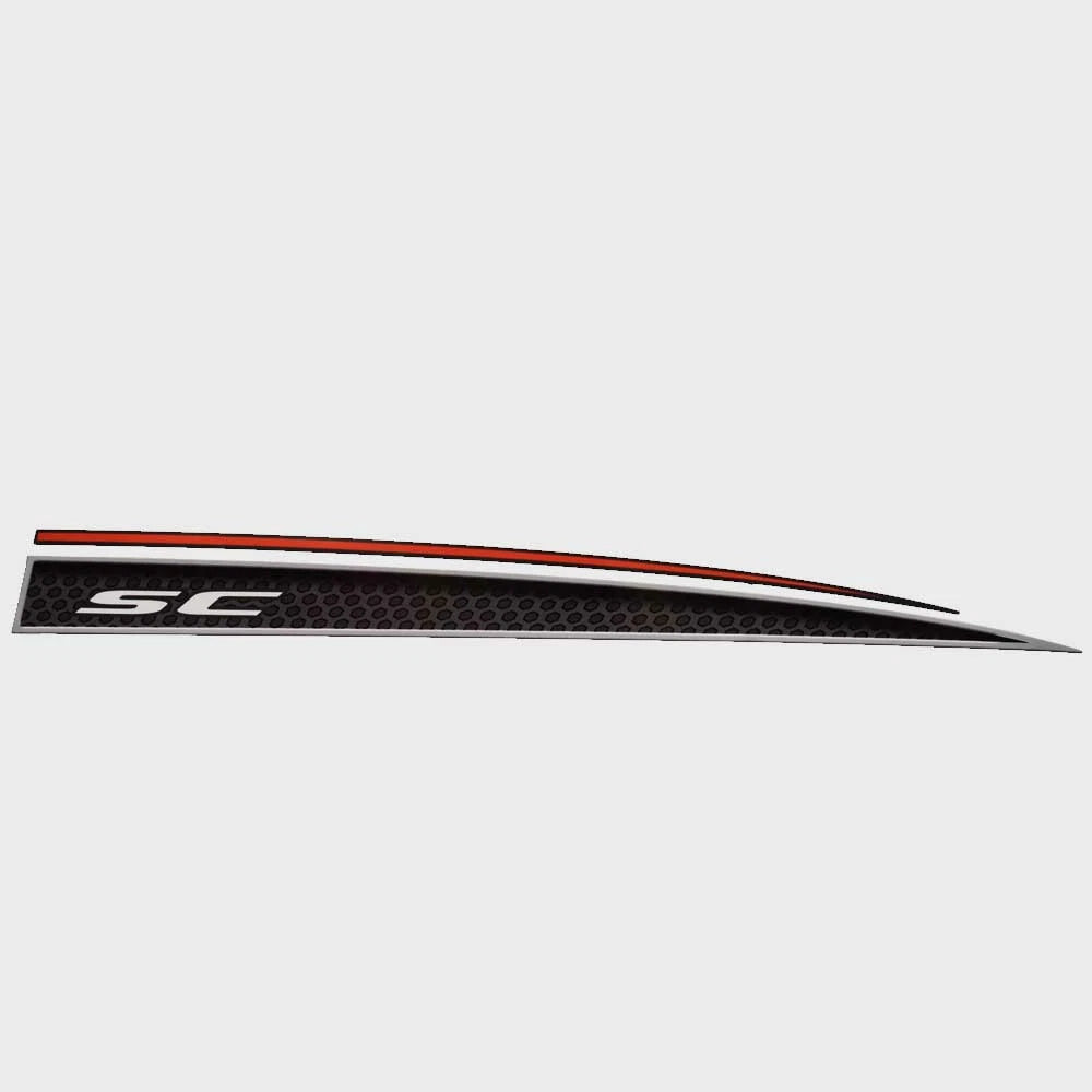 Tracker Boat Model Decal Sticker 329162 - SC Black Red 24 1/2 Inch