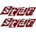 MasterCraft Boat 2008 X-Star Decals 758106 - Pro Tour Red (pair)