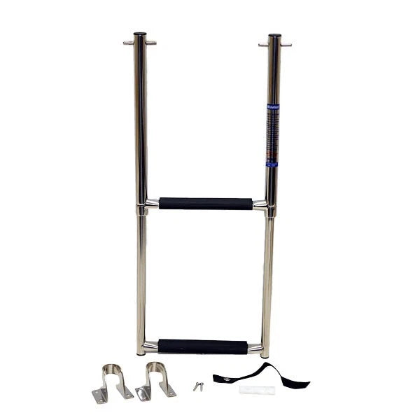Windline Boat Platform Ladder 031-2017 - Stainless 2 Step Telescoping