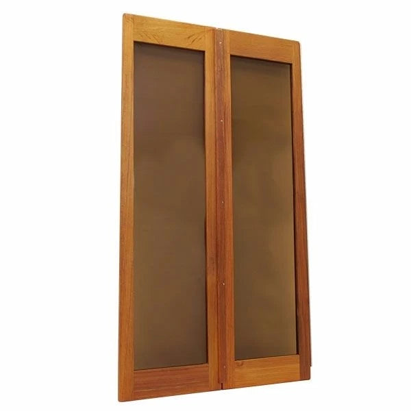 Ocean Yachts Boat Folding Double Door - 47 X 26 1/2 Inch Teak